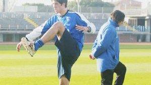 Levan Mchedlidze in allenamento