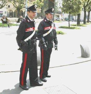 Carabinieri in servizio
