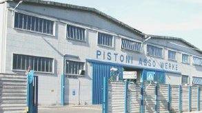 L’esterno dell’azienda Asso Werke ex Pistoni Asso