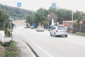 Una panoramica dell’Aurelia a Quercianella e a sinistra D’Attilio