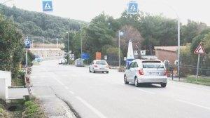 Una panoramica dell’Aurelia a Quercianella e a sinistra D’Attilio
