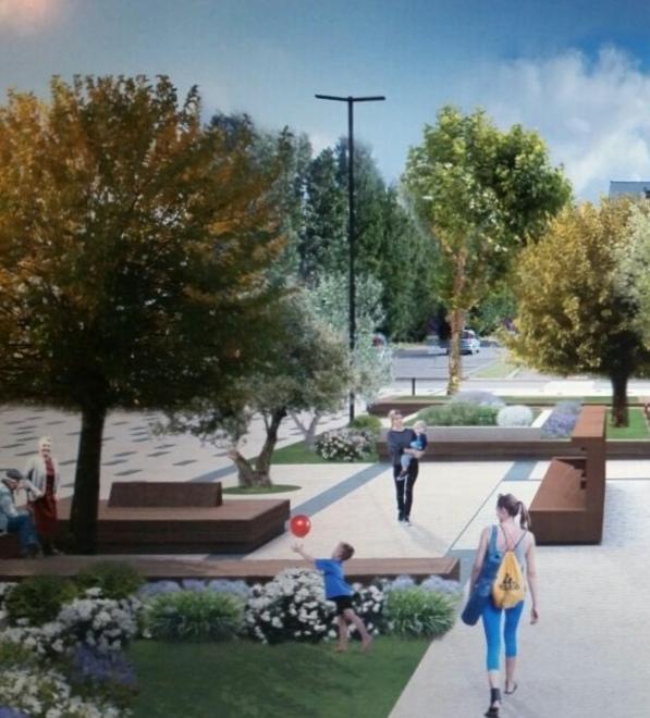 Nuova piazza: partiti i lavori davanti al municipio 