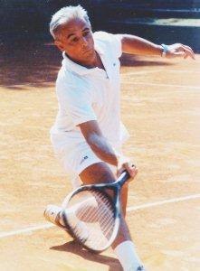Aldo Marchi in azione per il Tc Prato