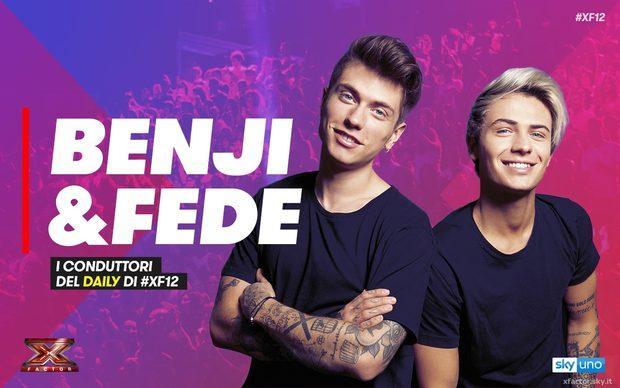 X Factor 12 i modenesi Benji &amp; Fede condurranno il daytime  la trasmissione quotidiana 