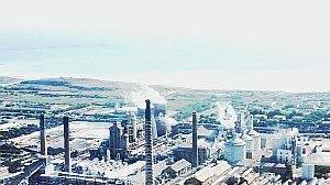 Il parco industriale Solvay