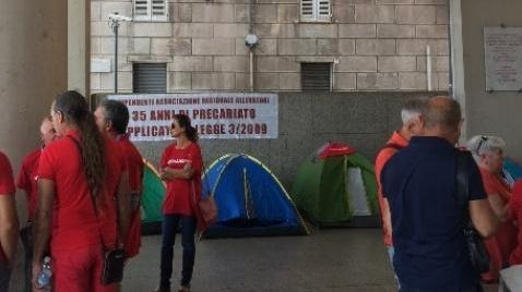 Aras, sit-in davanti alla Regione