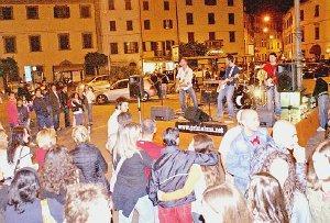 Un concerto in piazza san Francesco quando l’area poteva ospitare iniziative