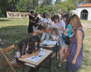 Un momento delle selezioni per gli aspiranti attori e attrici