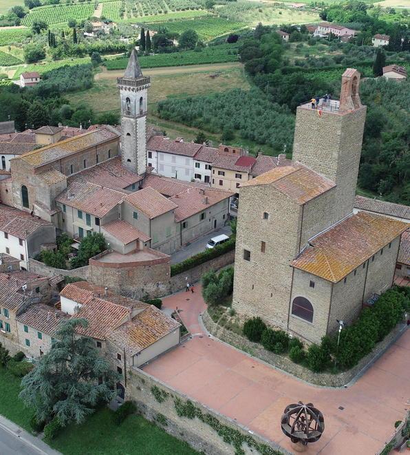Una veduta del borgo di Vinci (Foto Agenzia Carlo Sestini)
