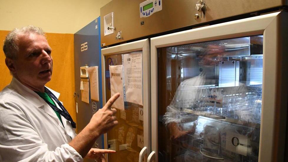 Il responsabile del centro trasfusionale del Lotti, Fabrizio Niglio
