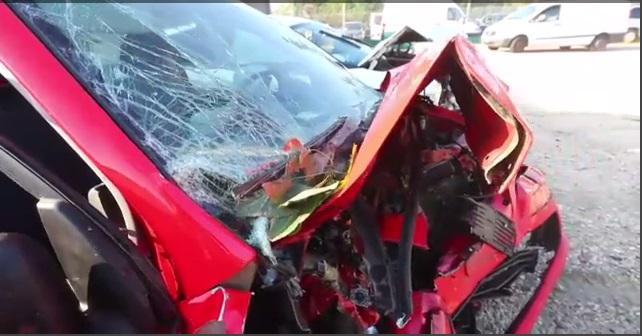 L'auto della coppia su cui ha trovato la morte la donna