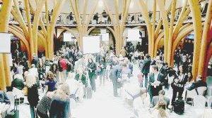 Il salone Portoghesi all’interno dello stabilimento termale Tettuccio