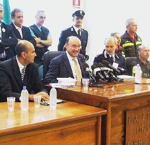 <strong>L’INCONTRO.</strong> Cicala e Laricchia in conferenza stampa