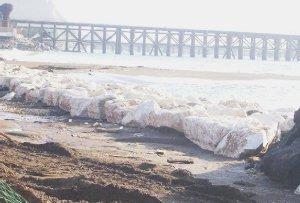 La colmata e la spiaggia di Bagnoli da bonificare