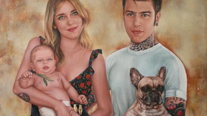 «Sono io l’autrice del quadro donato a Fedez e Chiara Ferragni per le loro nozze»