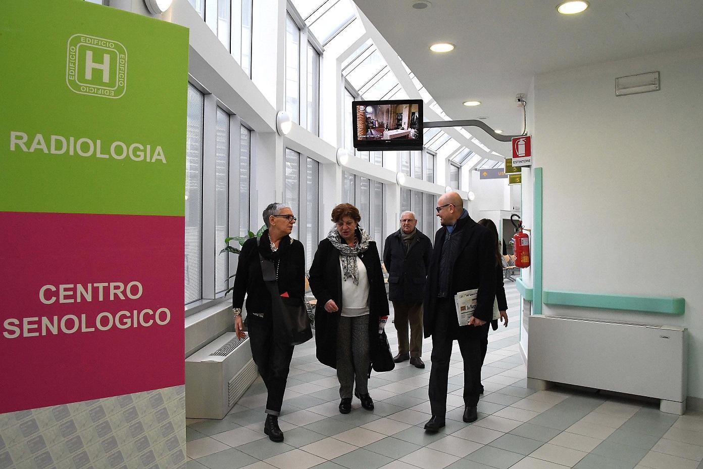 L’inaugurazione del percorso senologico all'ospedale di Pontedera (Foto Franco Silvi)