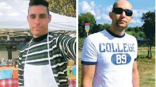 A sinistra Maurizio Cammillini e a destra il cugino Simone Pellegrini