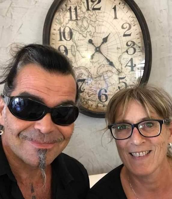 Piero Pelù a pranzo al ristorante Barbarossa