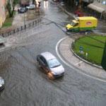 Maltempo, allagamenti e disagi a rischio un deposito di detriti di marmo