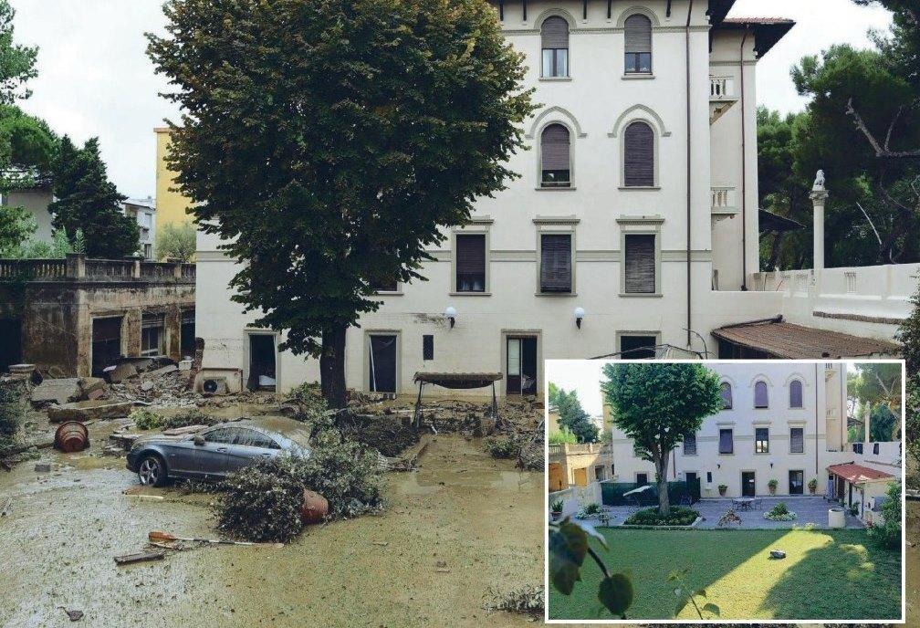 L'abitazione in cui perse la vita la famiglia Ramacciotti: padre, madre, figlio di 4 anni e nonno