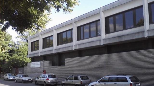 L'esterno del Lanificio Cangioli in via del Bisenzio