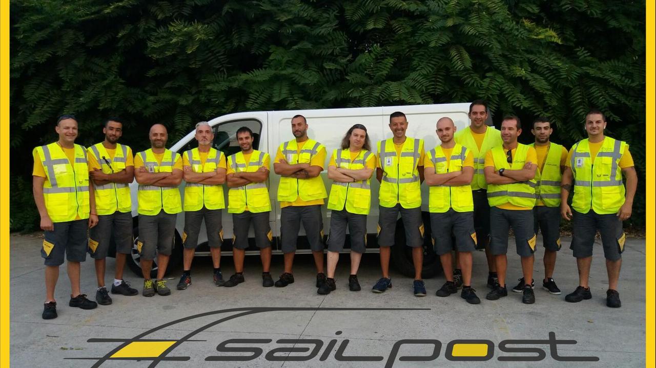 Alcuni lavoratori di Sailpost
