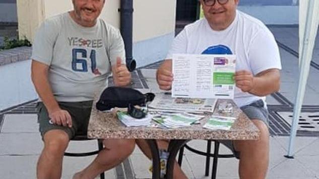 In piazza fra la gente i sostenitori del “Sì” «Pronti a dare risposte»