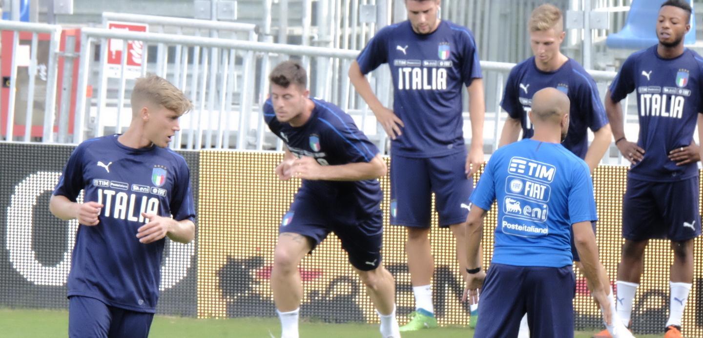 L'allenamento di ieri alla Sardegna Arena