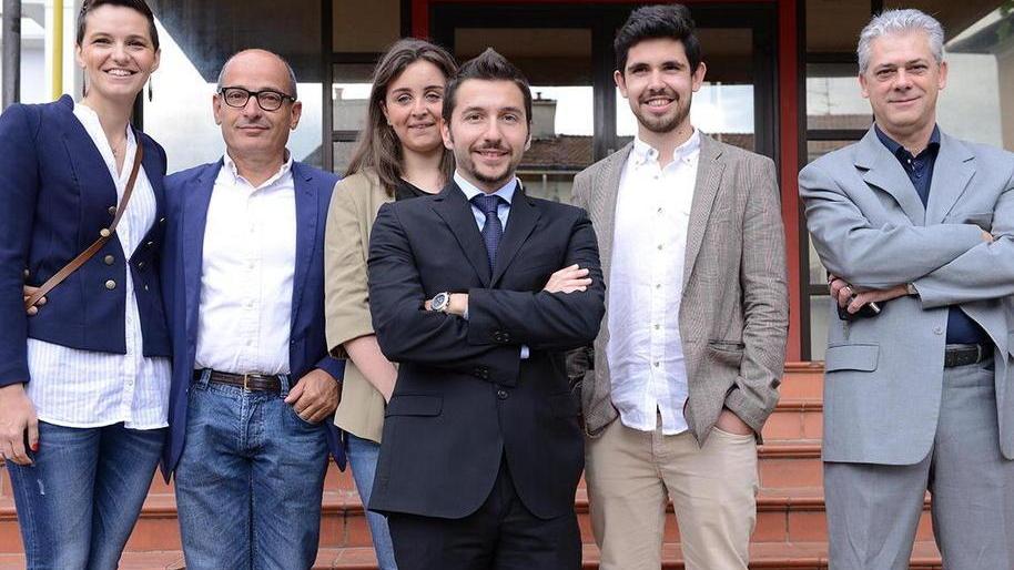 La Giunta di Agliana nominata nel 2014 con Vannuccini secondo da destra