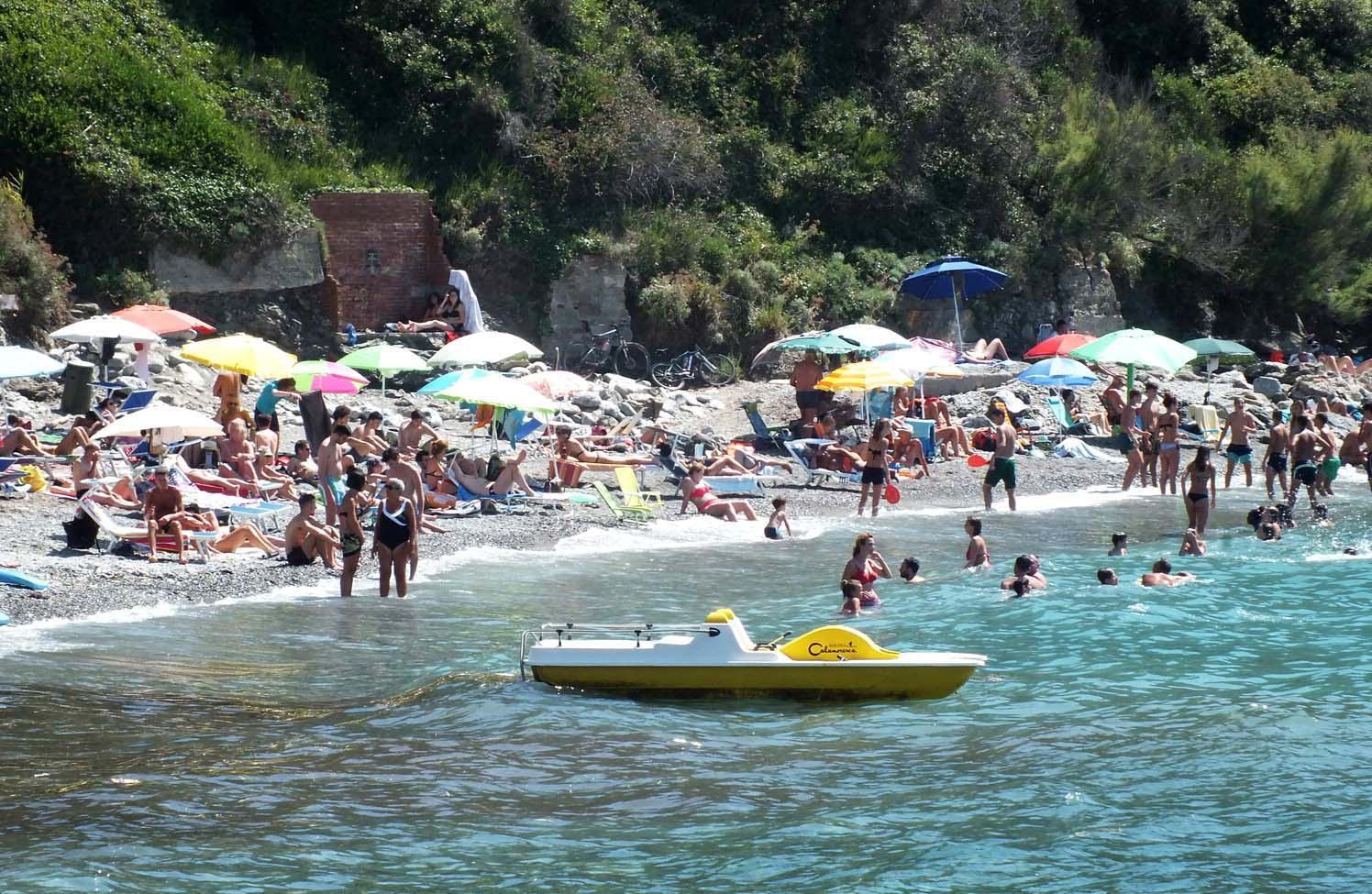 La spiaggia di Calamoresca (foto Paolo Barlettani)