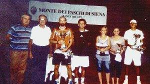La premiazione dei vincitori del Trofeo Monte dei Paschi