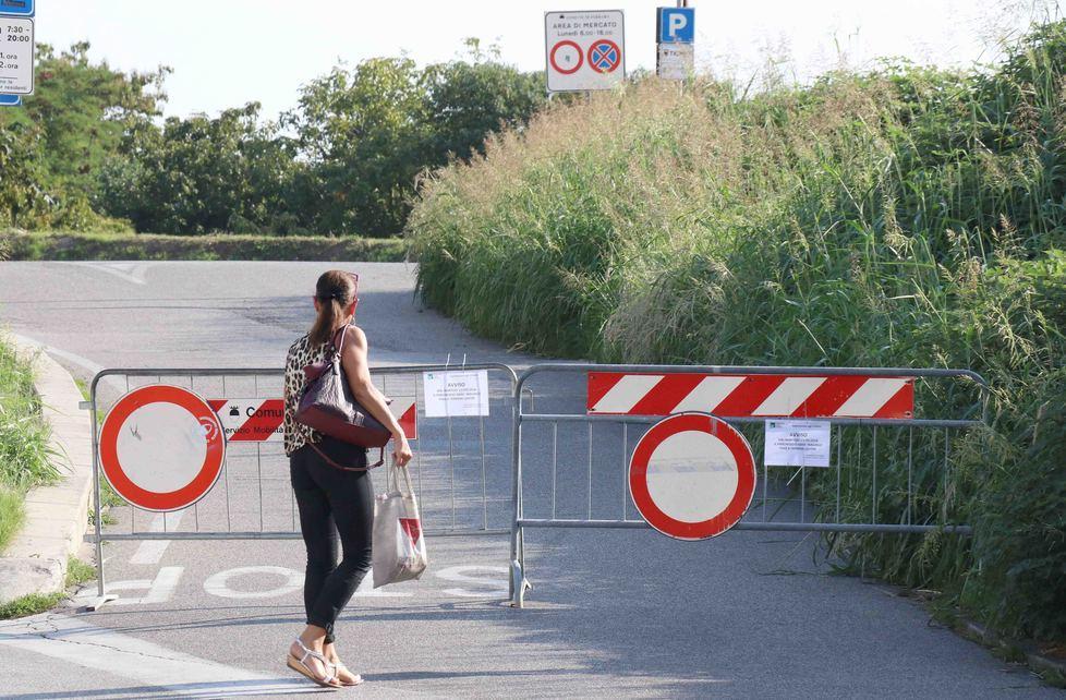 Il cantiere sui Baluardi Parcheggio bloccato