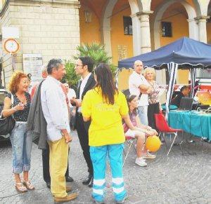 <strong>SERVIZIO CIVILE.</strong> Volontari in piazza