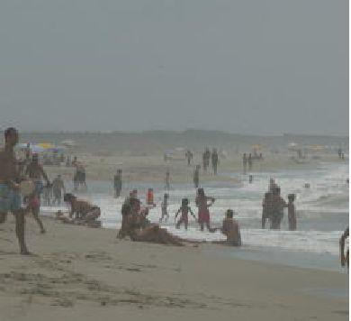 La spiaggia dove è annegato il turista russo