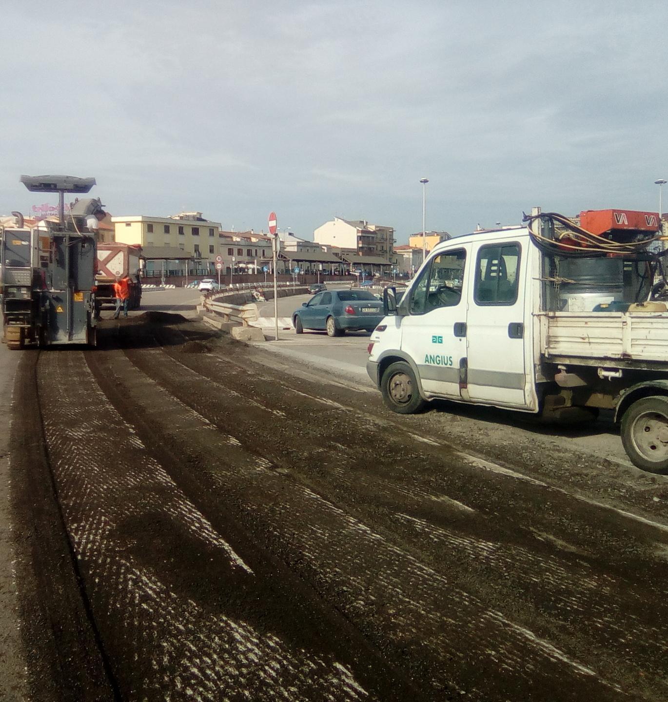 Iniziati i lavori nelle strade del porto