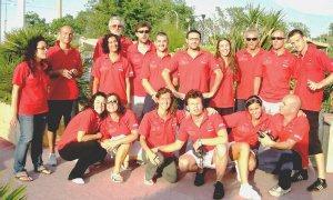 Gli atleti del Csi Nuoto