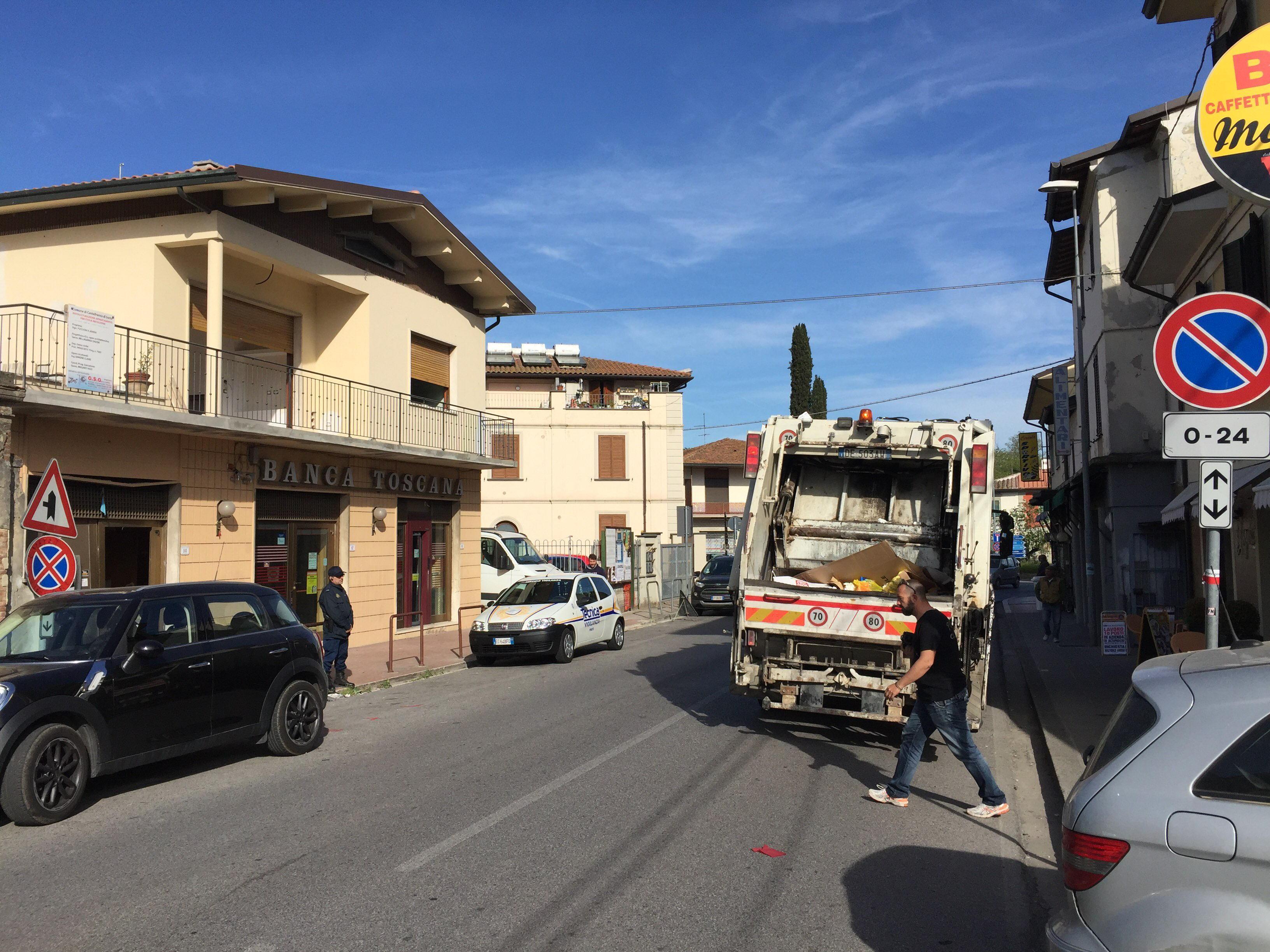 Il punto in cui è avvenuta la rissa 