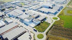 Una veduta dell’area per insediamenti produttivi Pip 3 a Pontedera