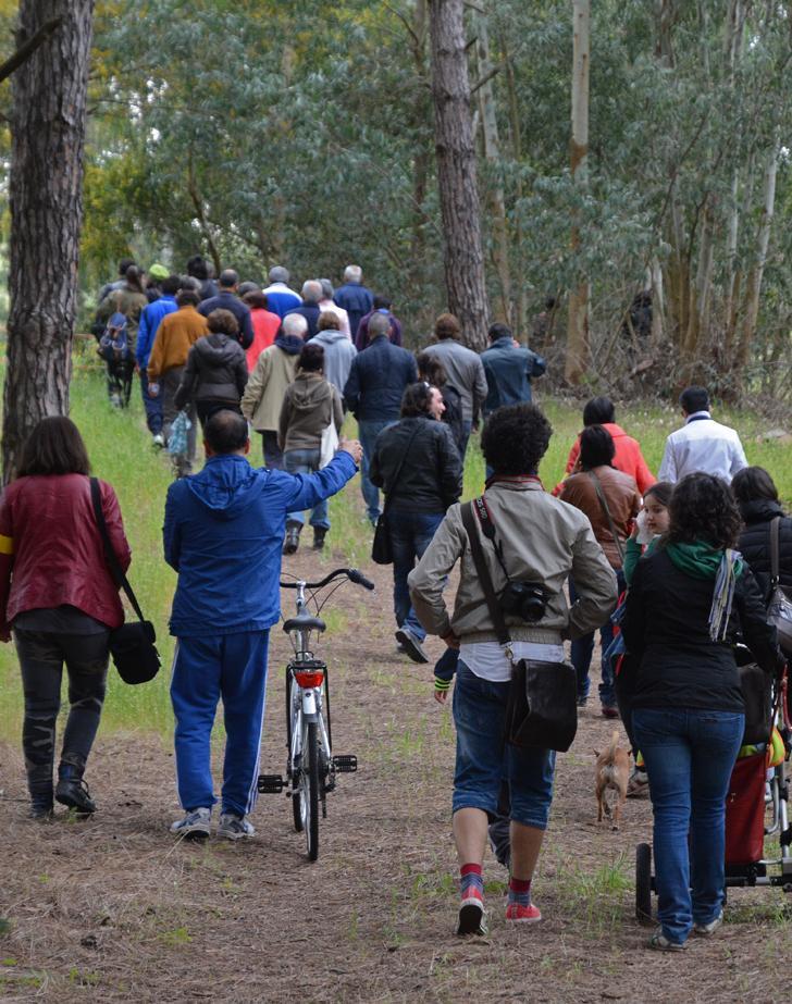 Manifestazione contro il progetto