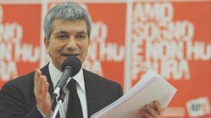 Sopra Dario Franceschini, a sinistra Nichi Vendola