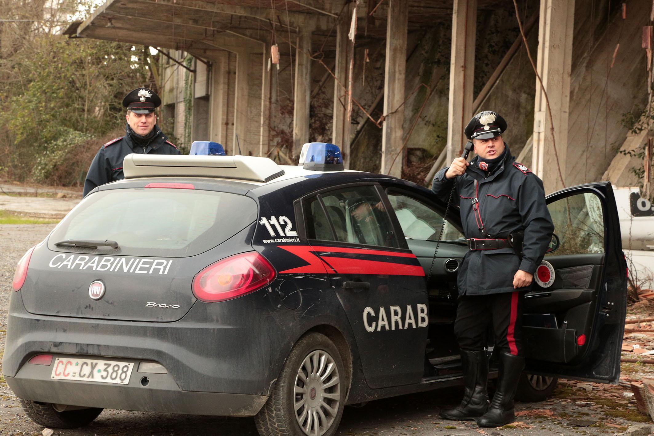 Un controllo dei carabinieri (foto d'archivio)