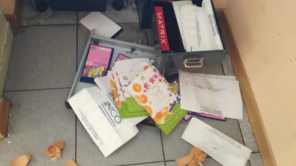 I segni del passaggio dei ladri