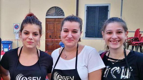 Cena dei rioni con l’Asev