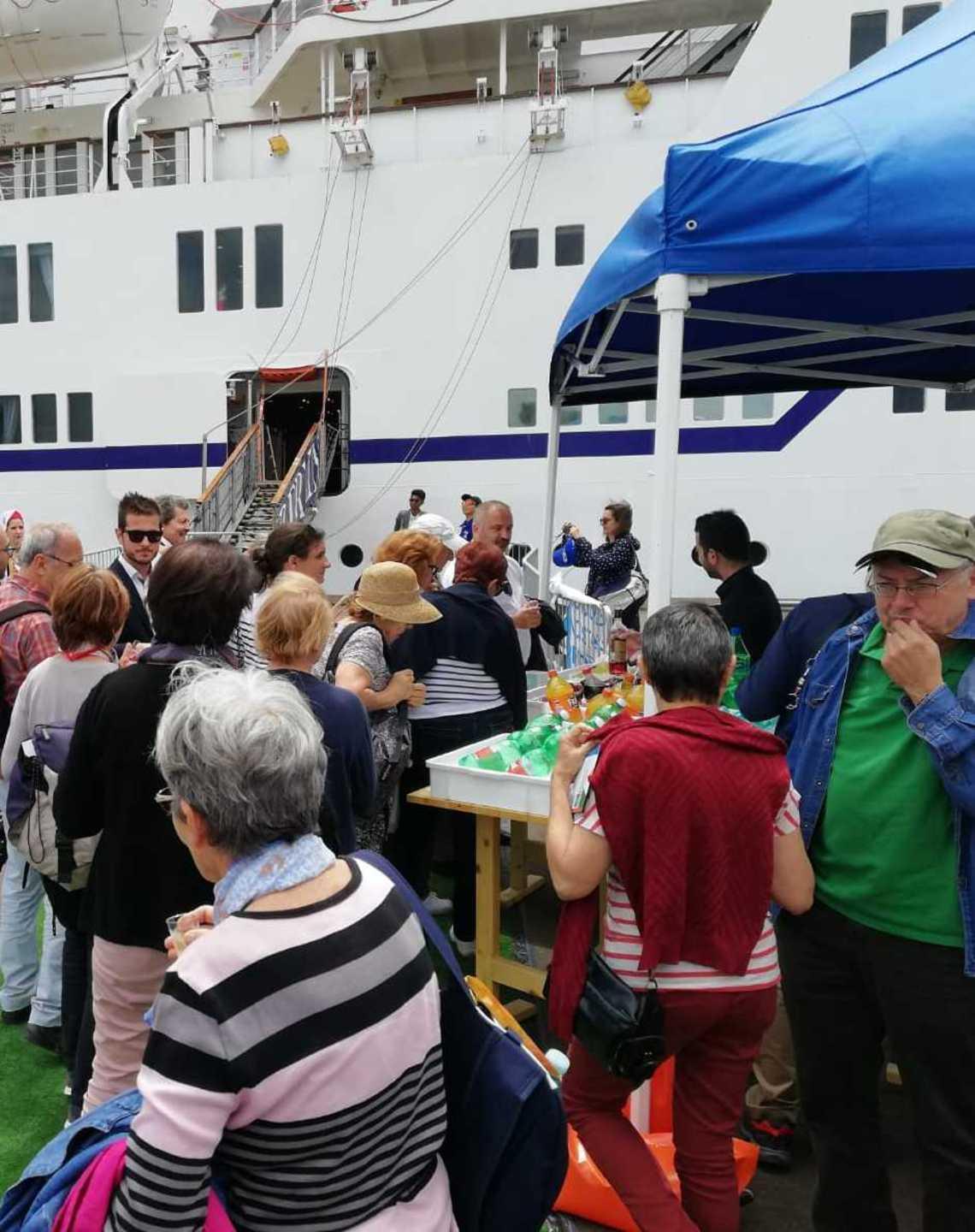 Al porto la crociera dei golfisti 