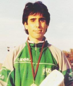 Andrea Albero terzo nel salto in lungo