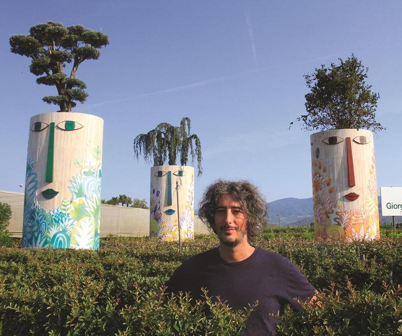 Il “Moai pistoiese” alto quattro metri nascerà nella notte 