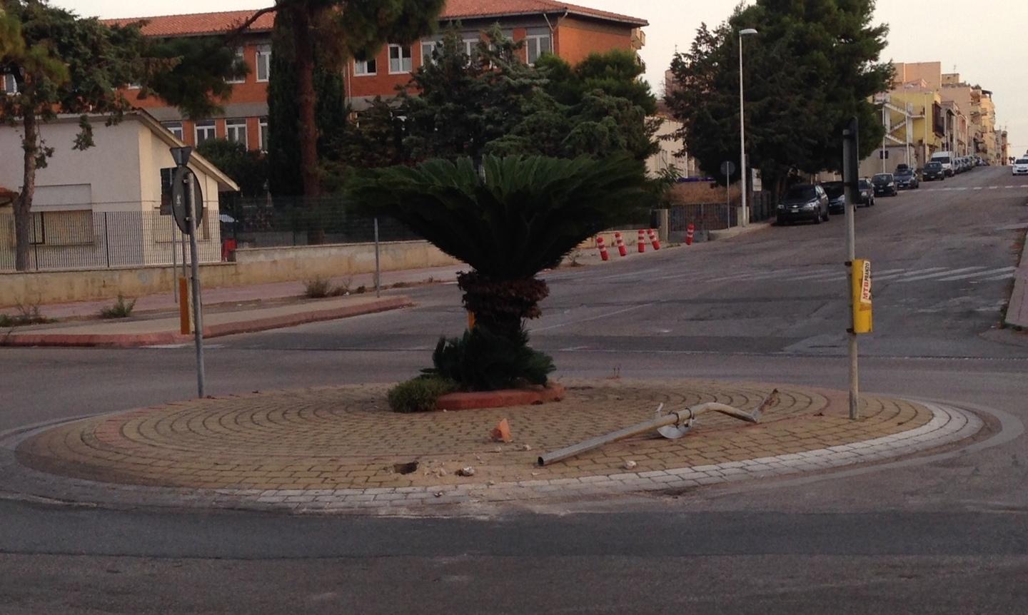 Viale delle Vigne come una pista