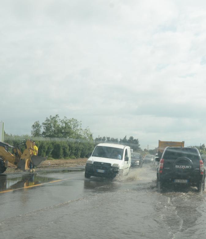 Basta un temporale e si chiude la statale 292 