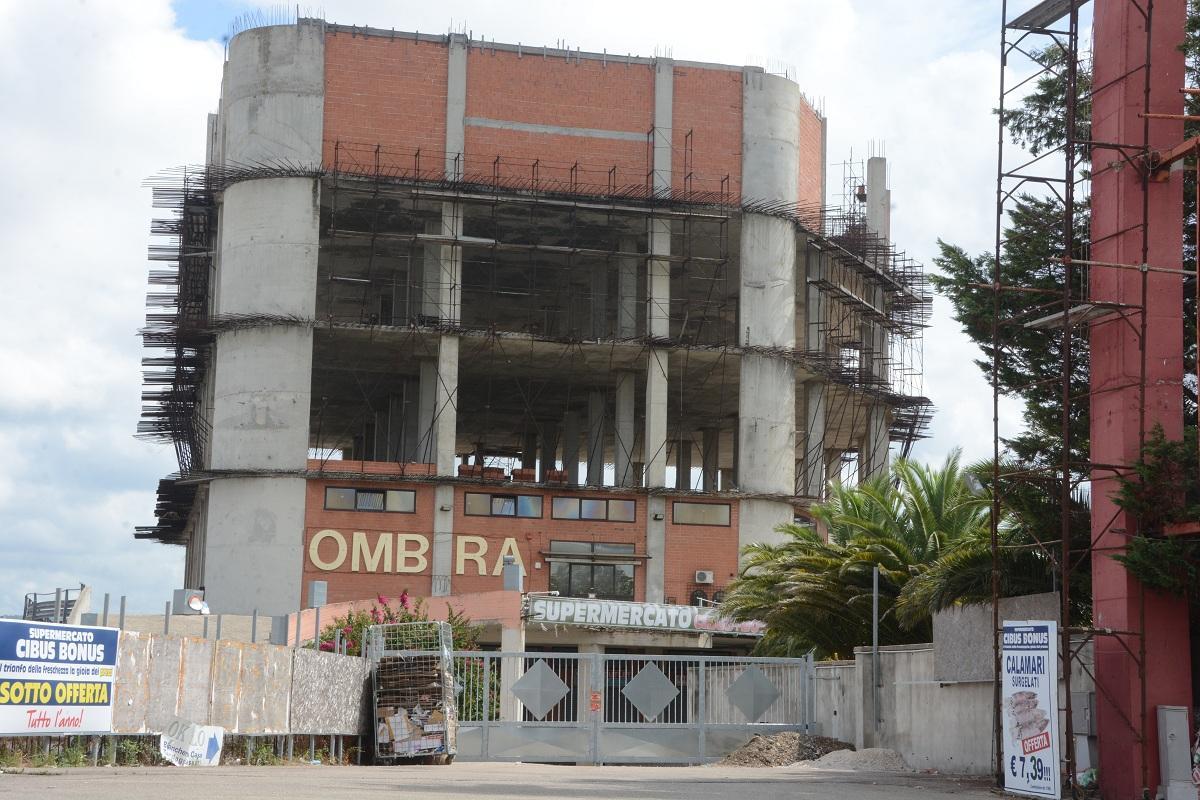 L'edificio sequestrato