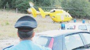 I soccorsi al passeggero rimasto ferito nell’incidente